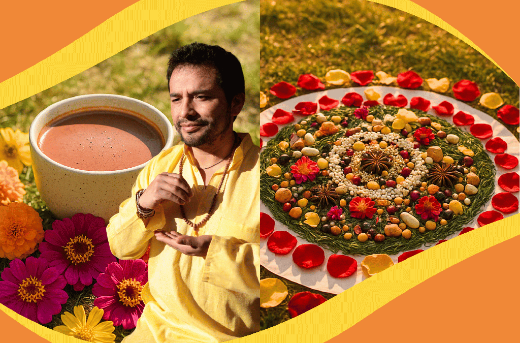 Kakao-Zeremonie mit Ángel aus Peru